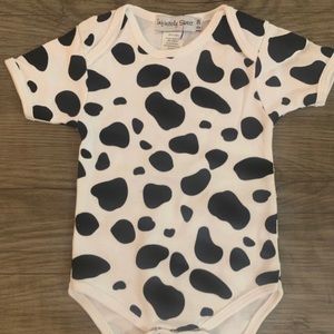 0-3M Cow Print Onesie